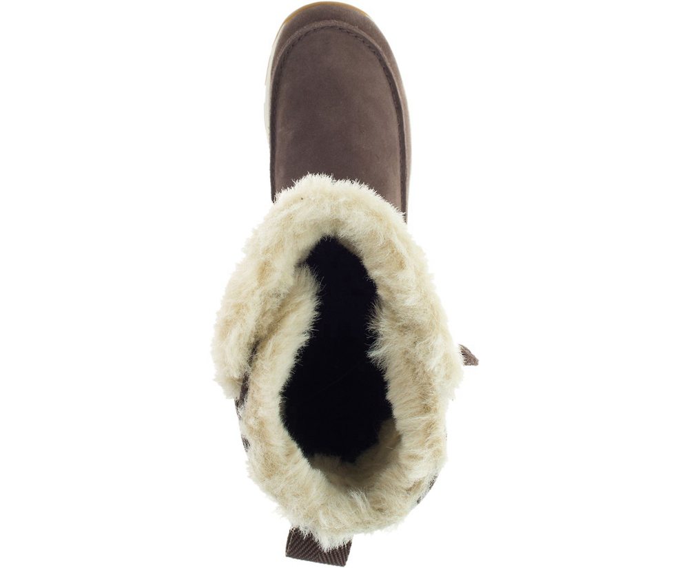 Botas Senhora - Merrell Approach Sage Tall Polar Waterproof - Marrom - RHI869231